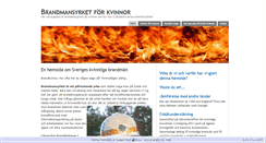 Desktop Screenshot of brandkvinna.n.nu
